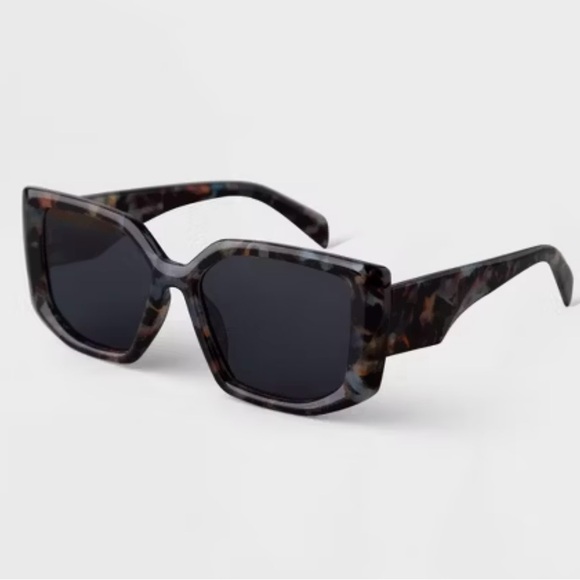 Reclectic Tortoise Shell Square Sunglasses - Picture 2 of 3